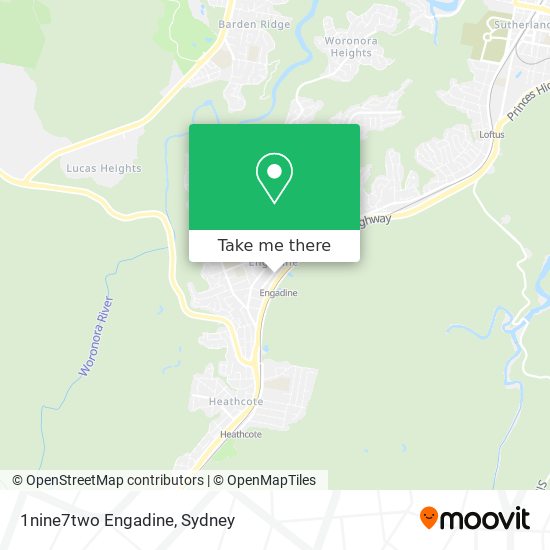 Mapa 1nine7two Engadine