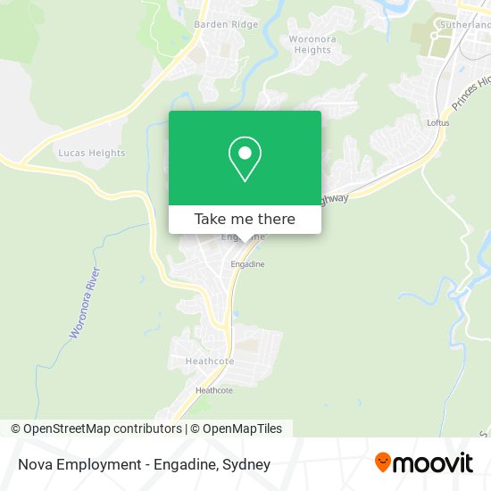 Nova Employment - Engadine map
