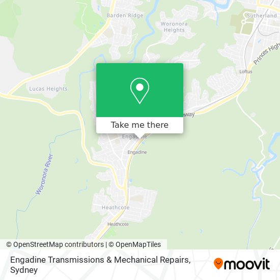 Engadine Transmissions & Mechanical Repairs map