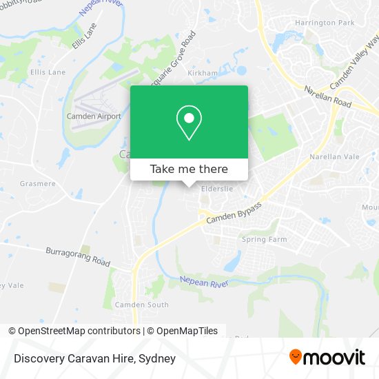Discovery Caravan Hire map