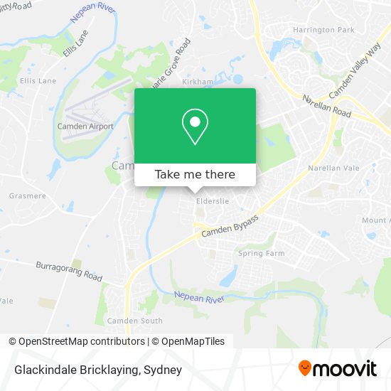 Glackindale Bricklaying map