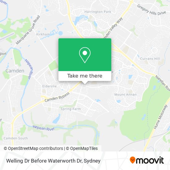 Mapa Welling Dr Before Waterworth Dr