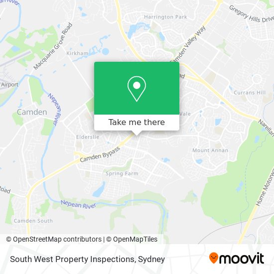 South West Property Inspections map