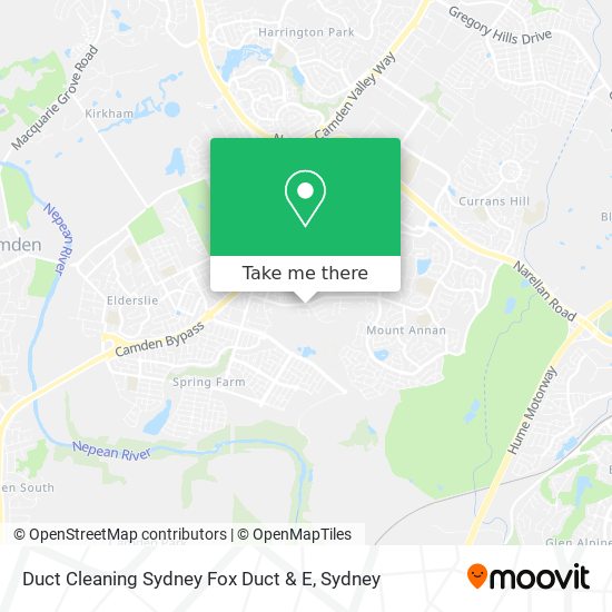 Duct Cleaning Sydney Fox Duct & E map