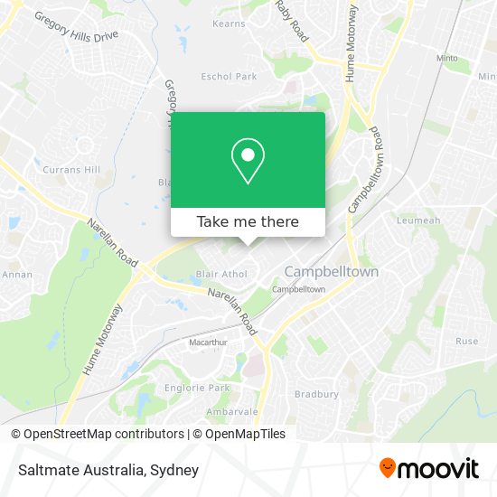 Mapa Saltmate Australia