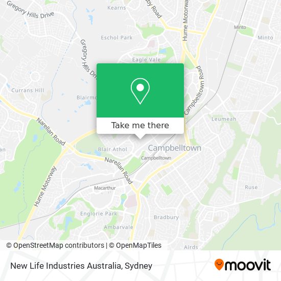 New Life Industries Australia map