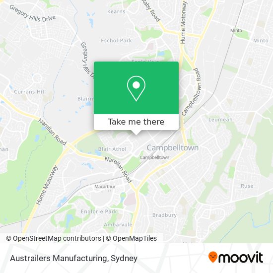 Austrailers Manufacturing map