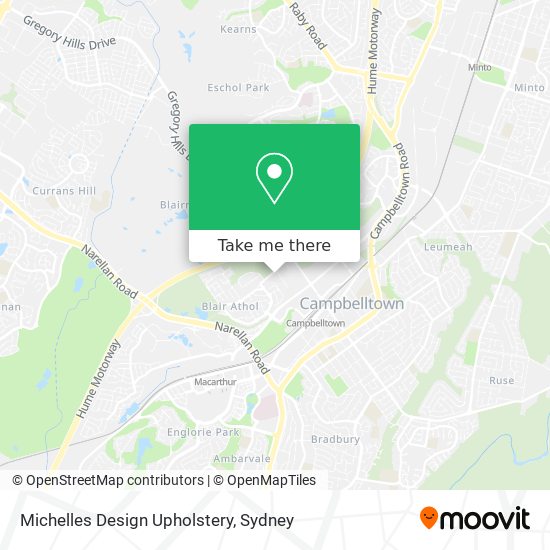 Michelles Design Upholstery map