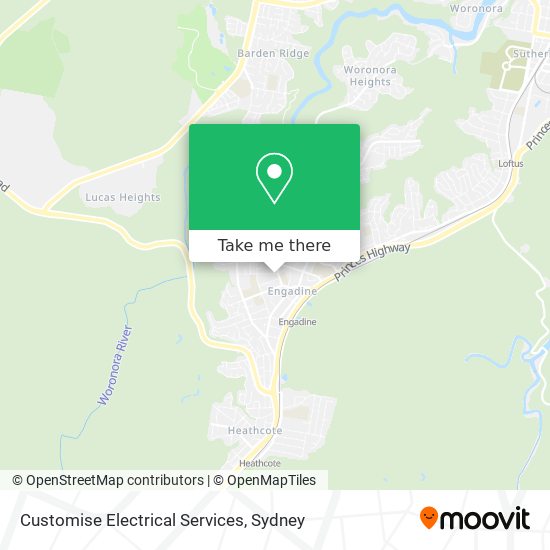 Mapa Customise Electrical Services