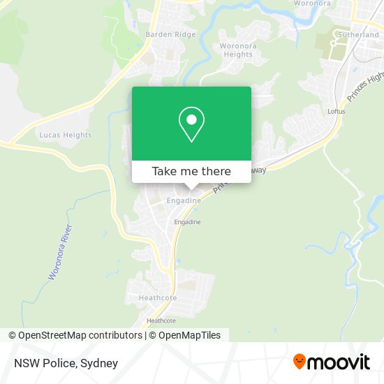 Mapa NSW Police