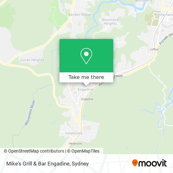 Mike's Grill & Bar Engadine map
