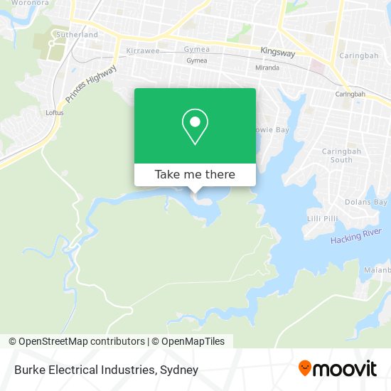Mapa Burke Electrical Industries