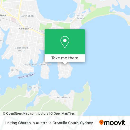 Uniting Church in Australia Cronulla South map