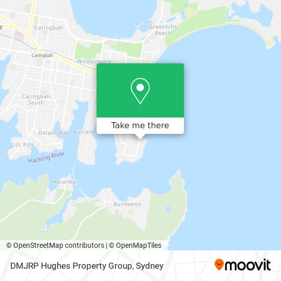 DMJRP Hughes Property Group map