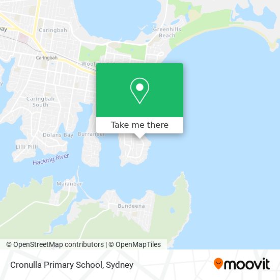 Cronulla Primary School map