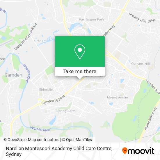 Narellan Montessori Academy Child Care Centre map