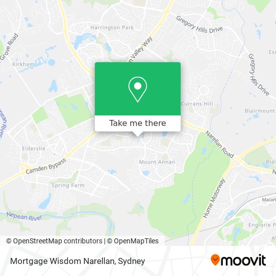 Mortgage Wisdom Narellan map