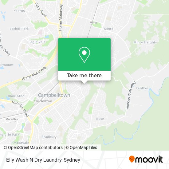 Elly Wash N Dry Laundry map
