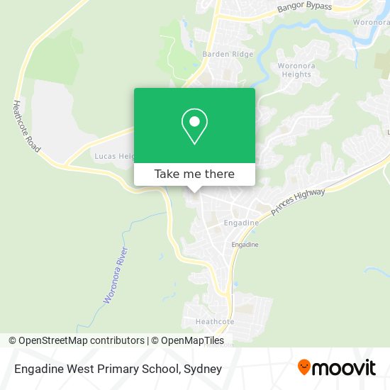 Engadine West Primary School map