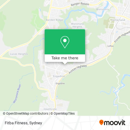 Fitba Fitness map