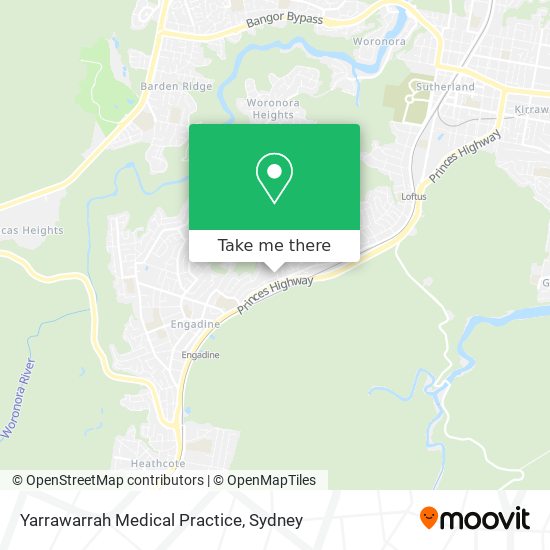 Yarrawarrah Medical Practice map