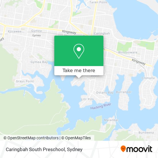 Mapa Caringbah South Preschool