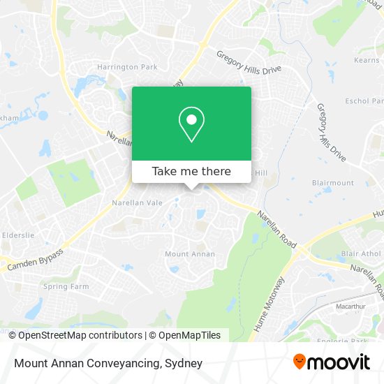 Mount Annan Conveyancing map