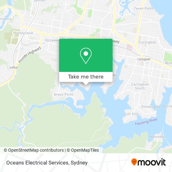 Mapa Oceans Electrical Services