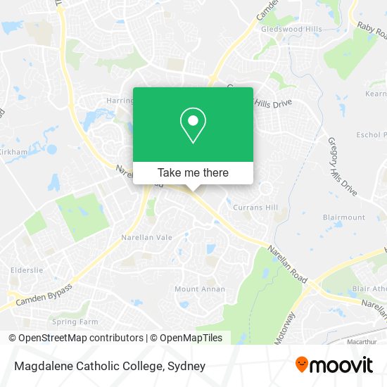 Magdalene Catholic College map