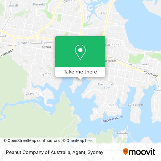 Peanut Company of Australia, Agent map