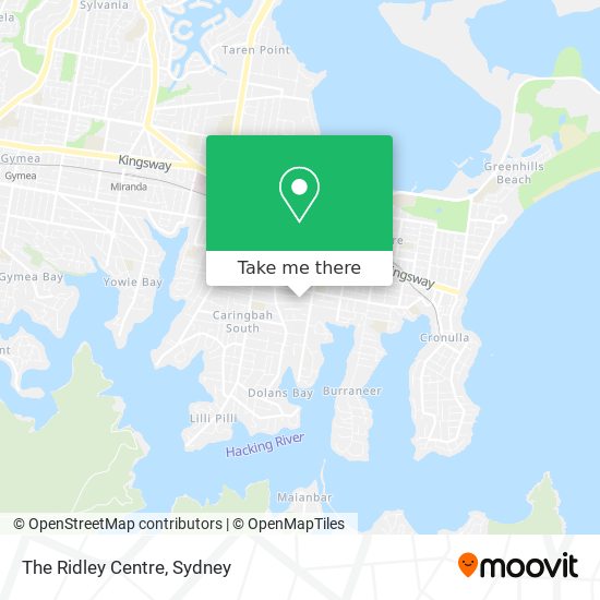 The Ridley Centre map