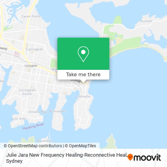 Julie Jara New Frequency Healing-Reconnective Heal map