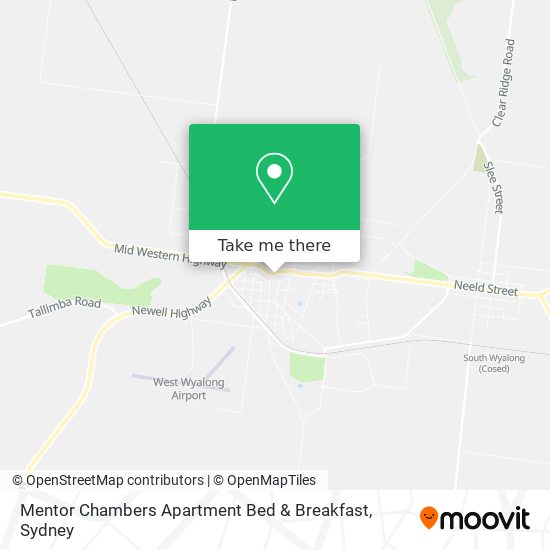 Mentor Chambers Apartment Bed & Breakfast map