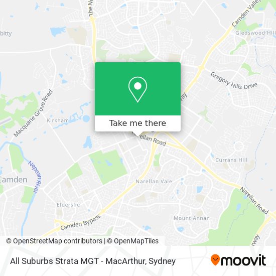 All Suburbs Strata MGT - MacArthur map