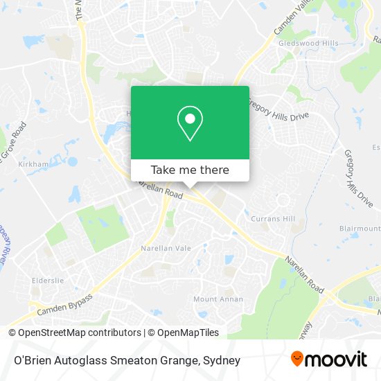 O'Brien Autoglass Smeaton Grange map