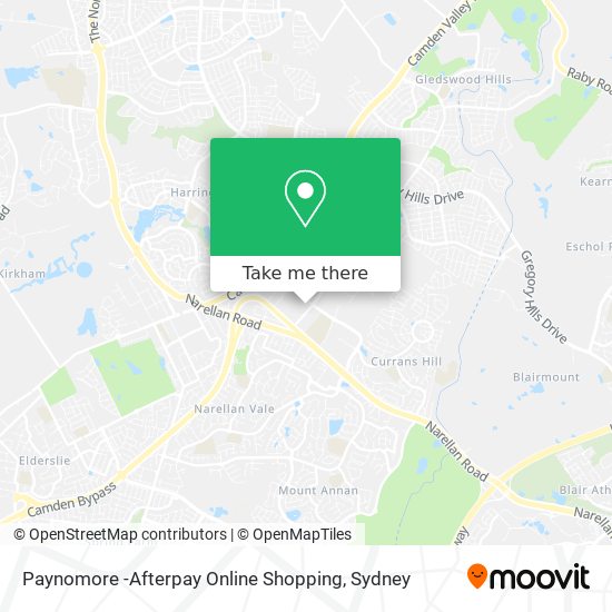 Mapa Paynomore -Afterpay Online Shopping