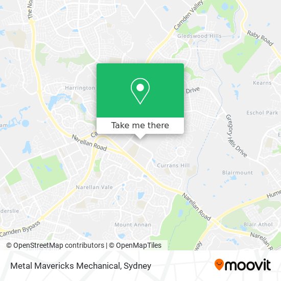 Metal Mavericks Mechanical map