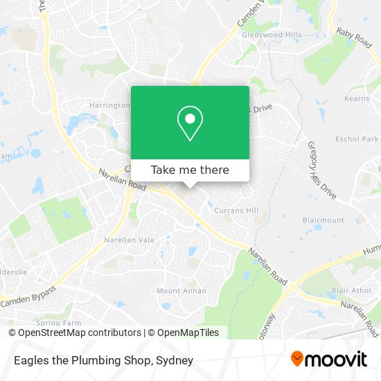 Mapa Eagles the Plumbing Shop