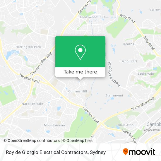 Mapa Roy de Giorgio Electrical Contractors