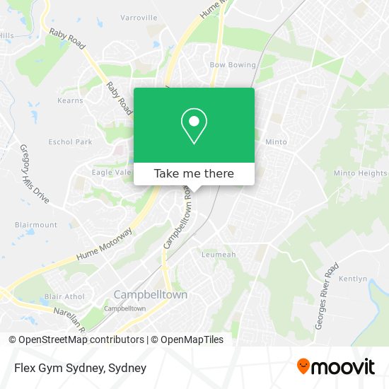 Flex Gym Sydney map