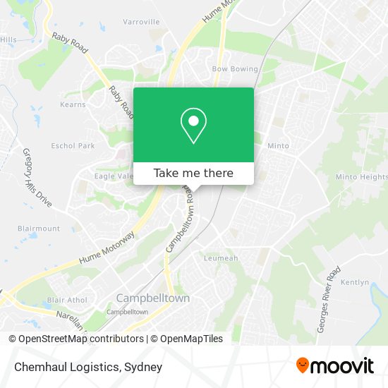 Mapa Chemhaul Logistics