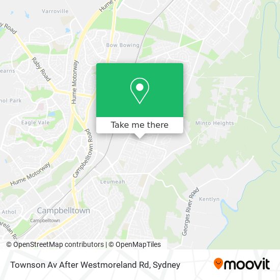 Townson Av After Westmoreland Rd map