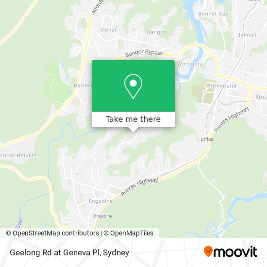 Geelong Rd at Geneva Pl map