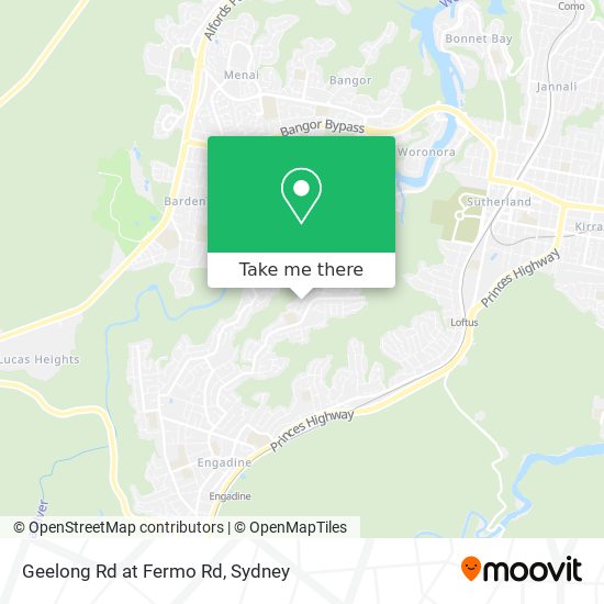 Mapa Geelong Rd at Fermo Rd