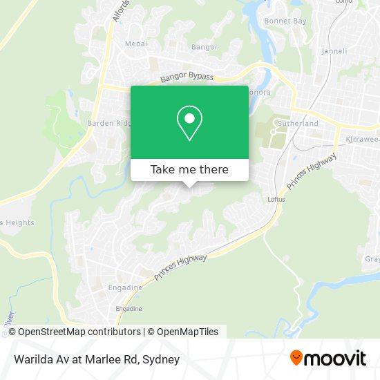 Warilda Av at Marlee Rd map