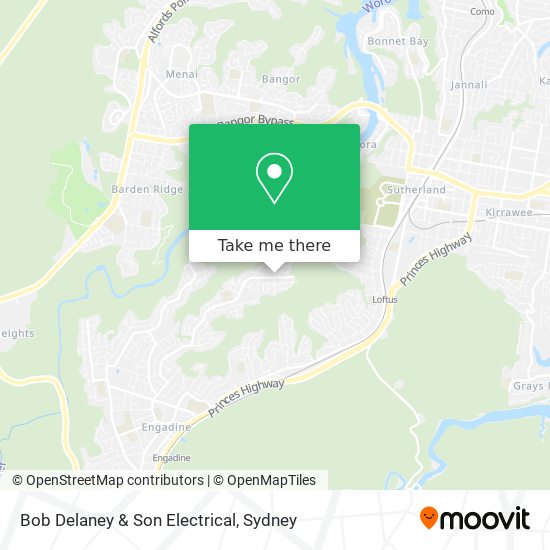 Mapa Bob Delaney & Son Electrical