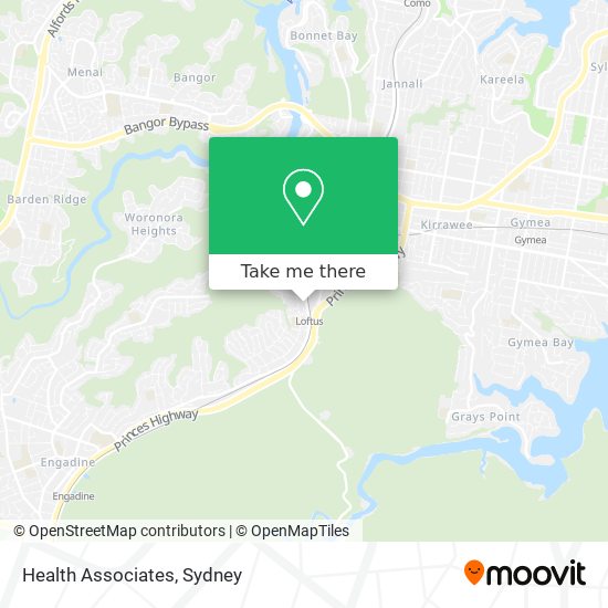 Health Associates map