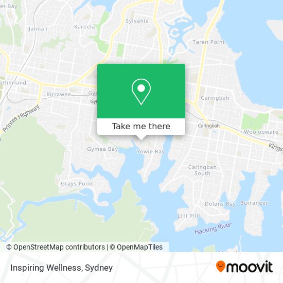 Inspiring Wellness map