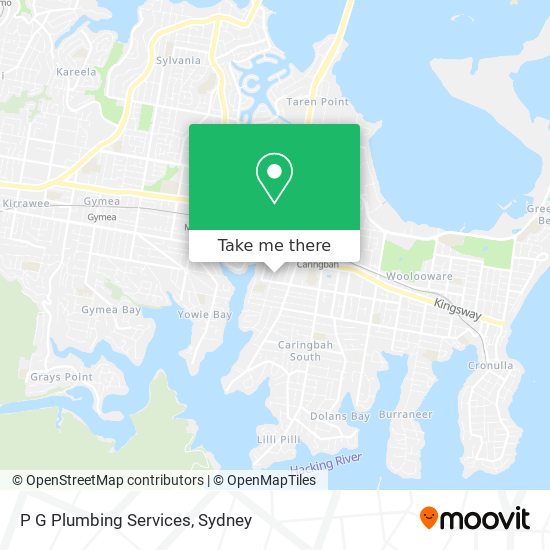 P G Plumbing Services map