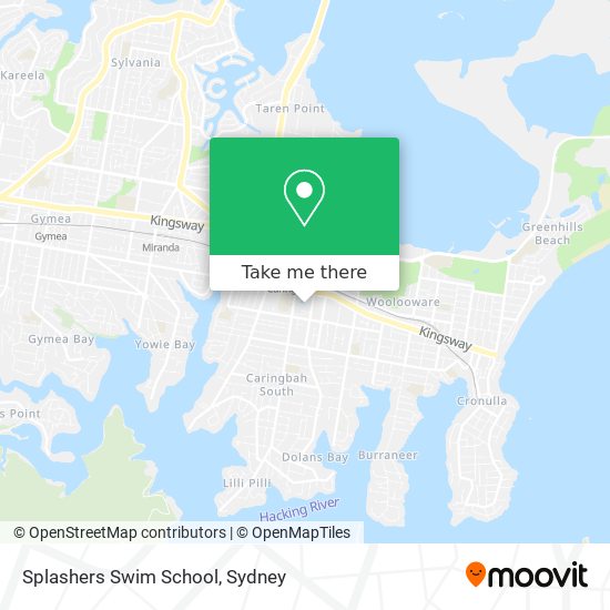 Mapa Splashers Swim School